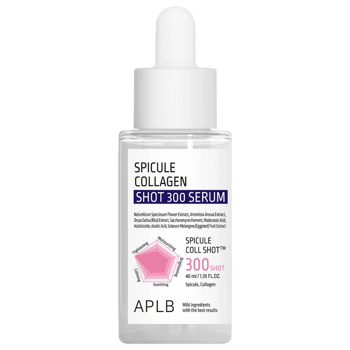

Лифтинг-сыворотка для лица со спикулами и коллагеном Spicule Collagen Shot 300 Serum, 40 мл, APLB