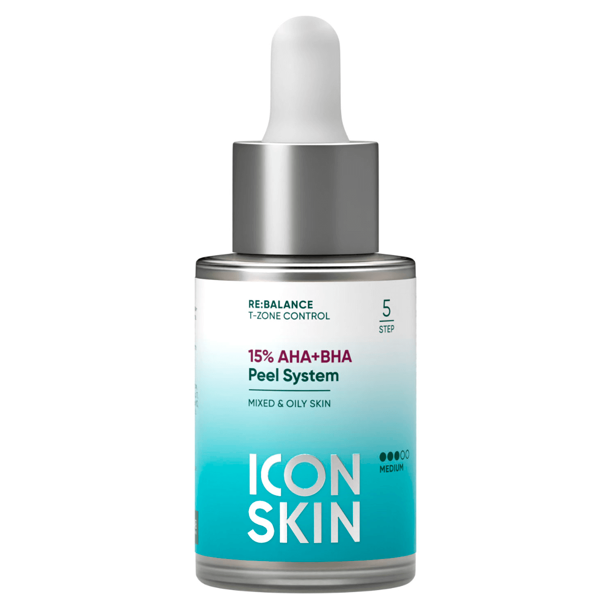 

15% AHA+BHA Peel System /15% AHA+BHA пилинг, 30мл, Icon Skin