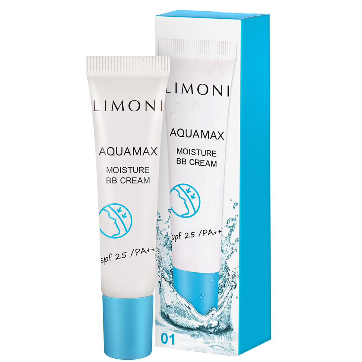 LIMONI ББ крем для лица увлажняющий тон №1 Aquamax Moisture BB Cream 15ml - фото 1
