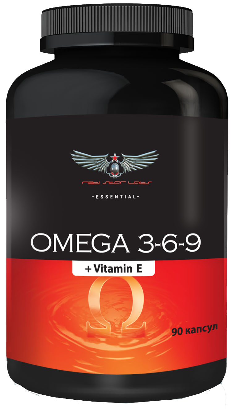 Omega-3-6-9 + Vitamin E, 90 капсул, Red Star Labs