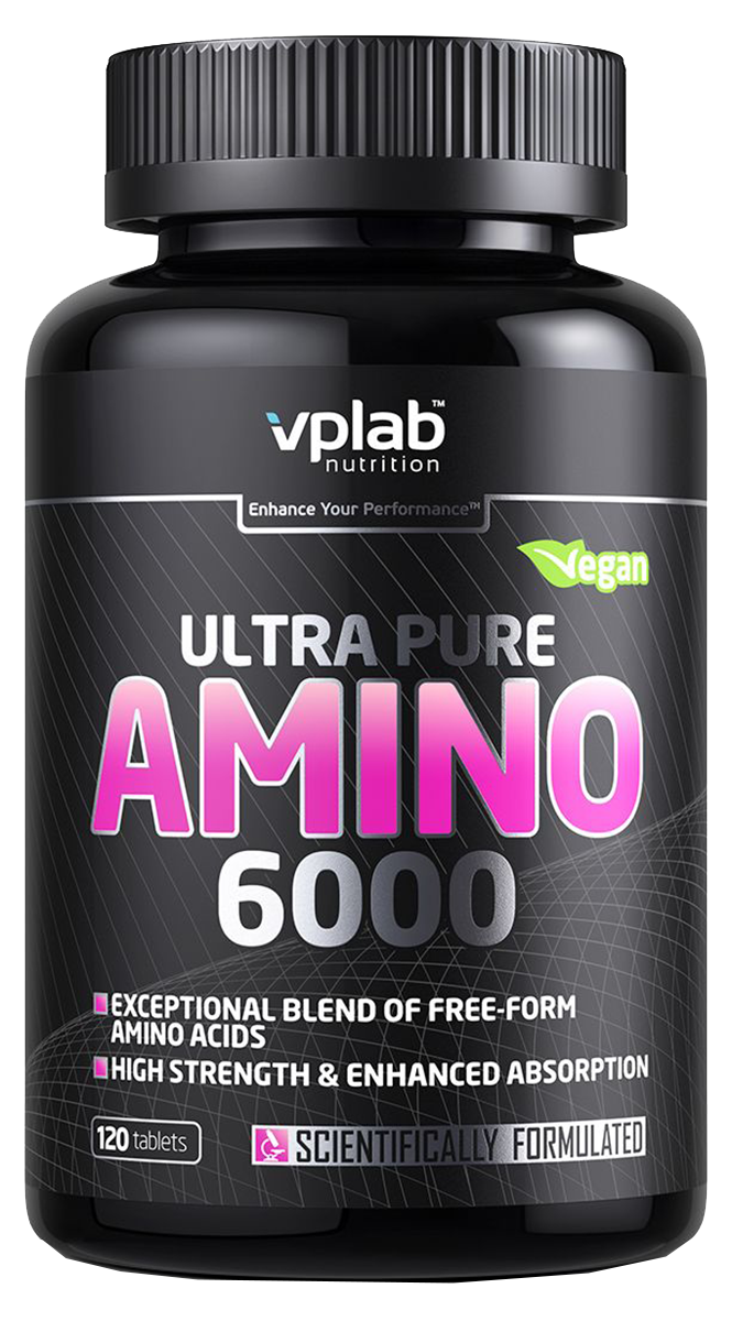 Аминокислоты Ultra Pure Amino 6000, 120 каплет, VPLab
