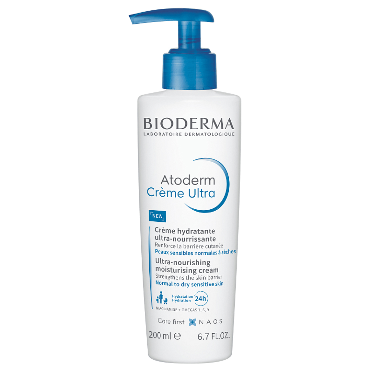 Atoderm Питательный увлажняющий крем для тела и лица, 200 мл, Bioderma