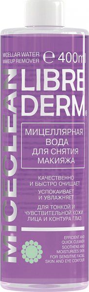 Вода для снятия макияжа, MICECLEAN, 400 мл, LIBREDERM