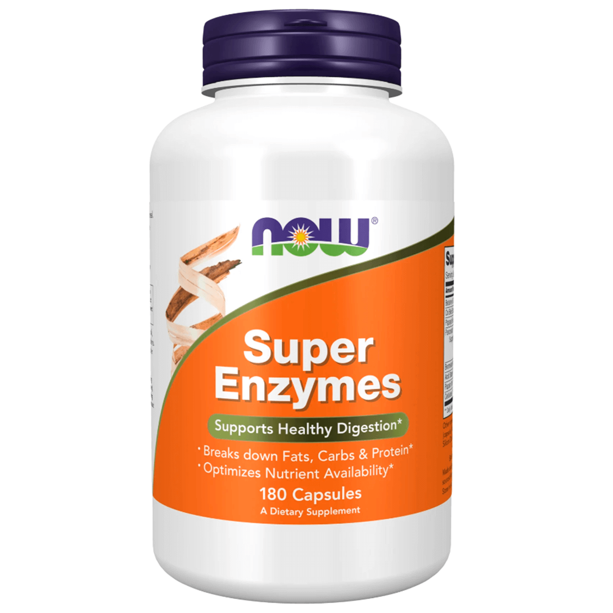 

Энзимы Папайи, 180 жевательных таблеток, NOW