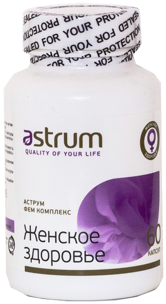 

Аструм Фем-комплекс (Astrum-Fem Complex), Женское здоровье, 60 капсул, Astrum