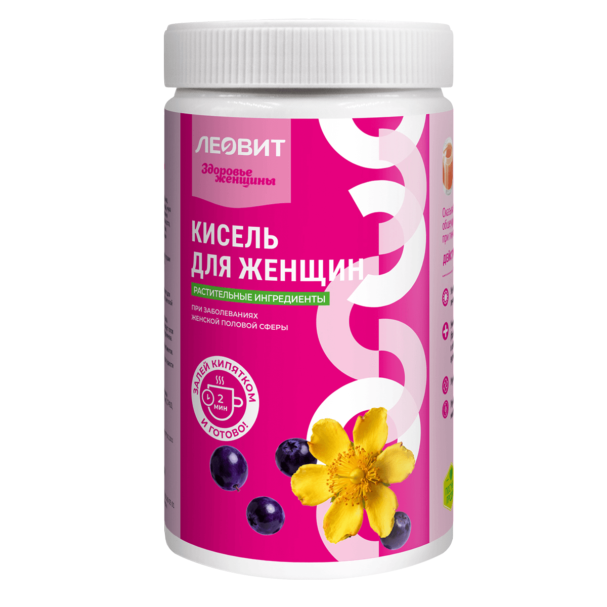 

Кисель Для женщин Здоровье женщины, 400 г, ЛЕОВИТ