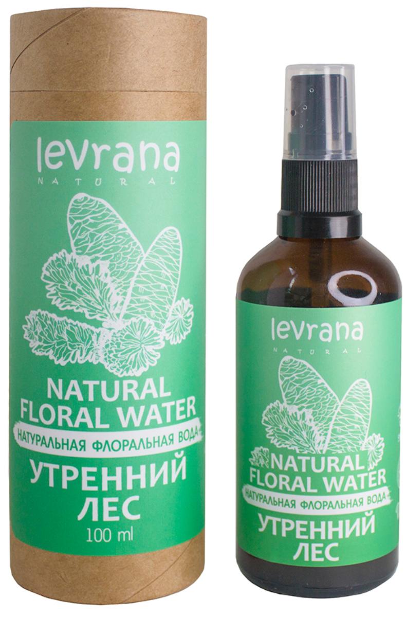 Натуральная флоральная вода для лица и тела Утренний лес, 100 мл, Levrana