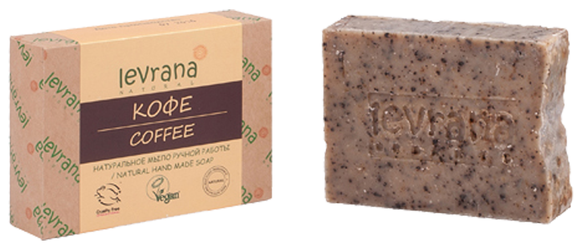 Купить Натуральное мыло ручной работы Кофе, 100 гр, Levrana