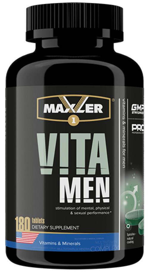 VitaMen комплекс для мужчин, 180 таблеток, MAXLER