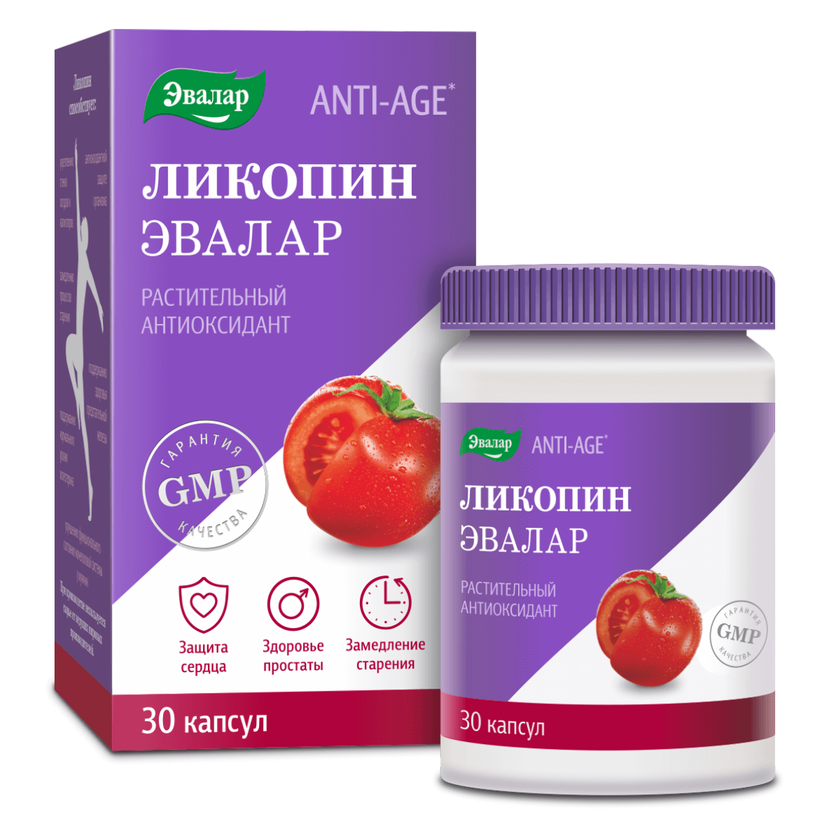 

Ликопин, 30 капсул, Эвалар