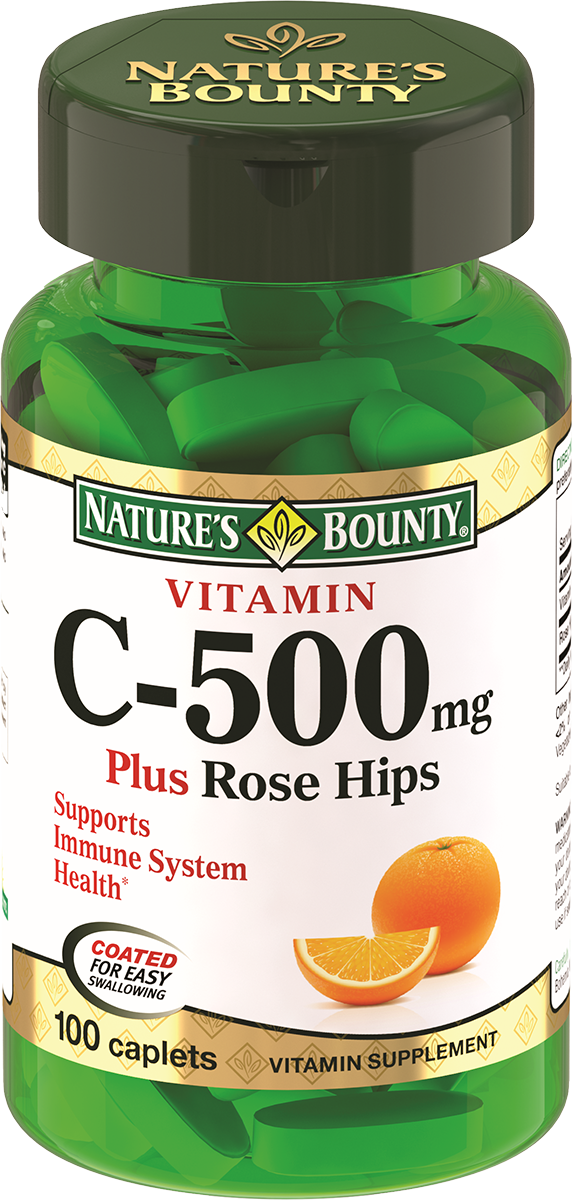 

Витамин С 500 мг плюс шиповник, 100 таблеток, Nature's Bounty