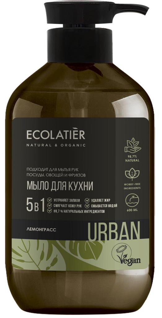 

Жидкое мыло для рук ЛЕМОНГРАСC кухонное, 600 мл, Ecolatier