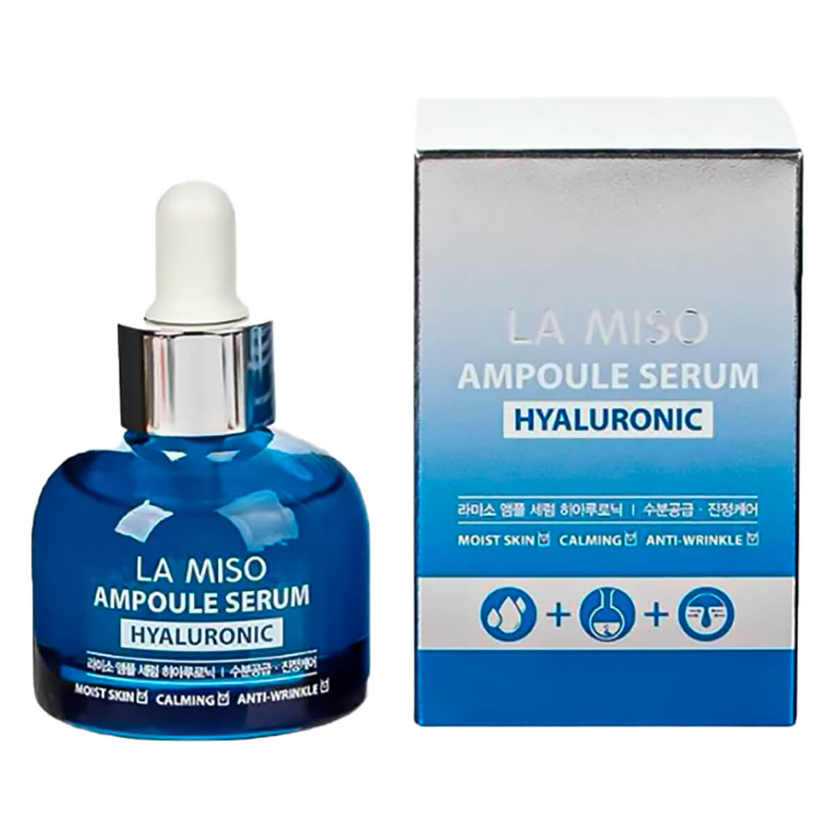 

Сыворотка ампульная с гиалуроновой кислотой, 35 мл, LA MISO