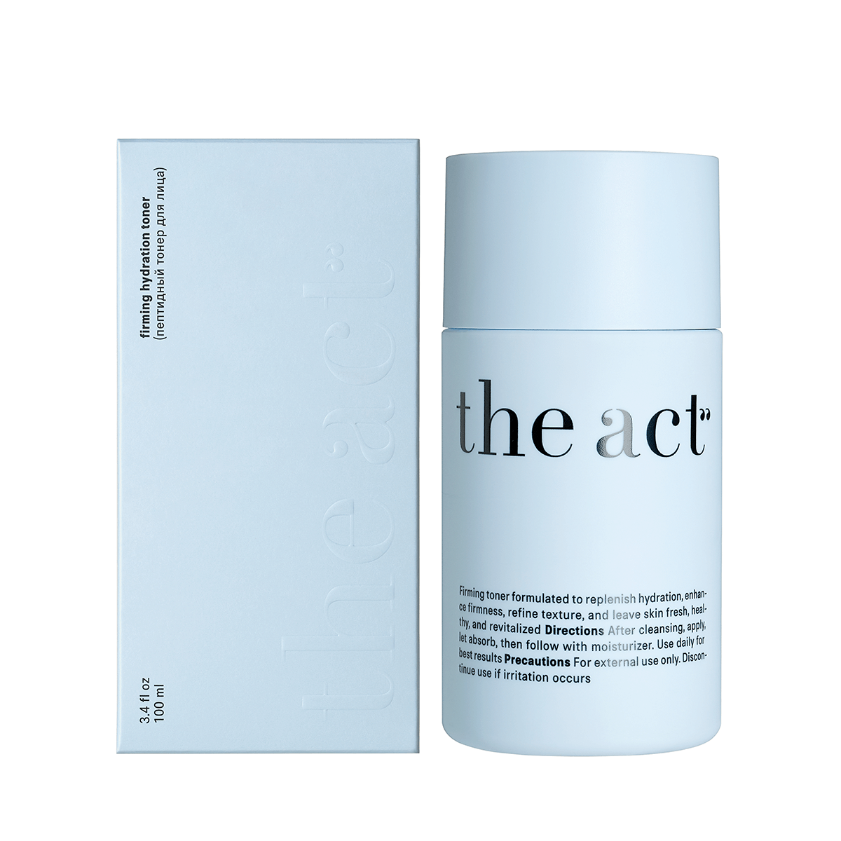 

Пептидный тонер для лица firming hydration toner, 100 мл, The Act