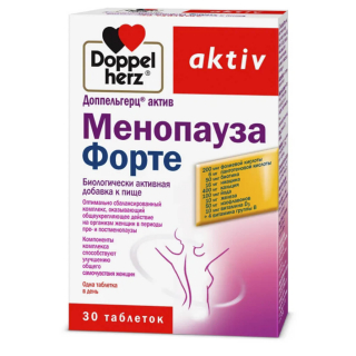Актив Менопауза Форте, 30 таблеток, Doppelherz