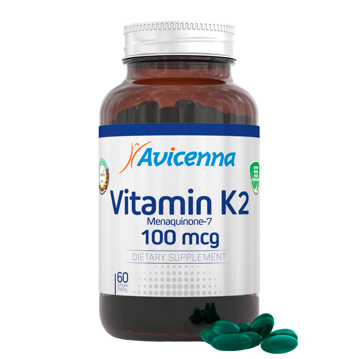 

Витамин K2, 60 капсул, Avicenna