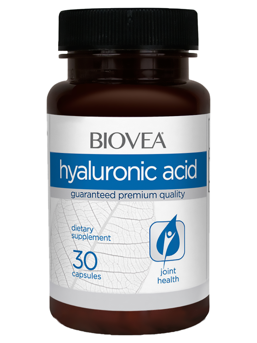 Гиалуроновая кислота Hyaluronic Acid, 30 капсул,  Biovea