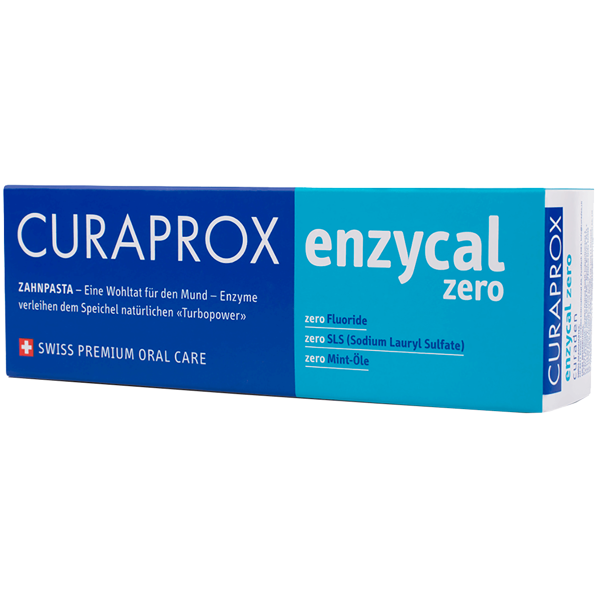 

Зубная паста для всей семьи Enzycal zero без фтора 0+, 75ml, Curaprox