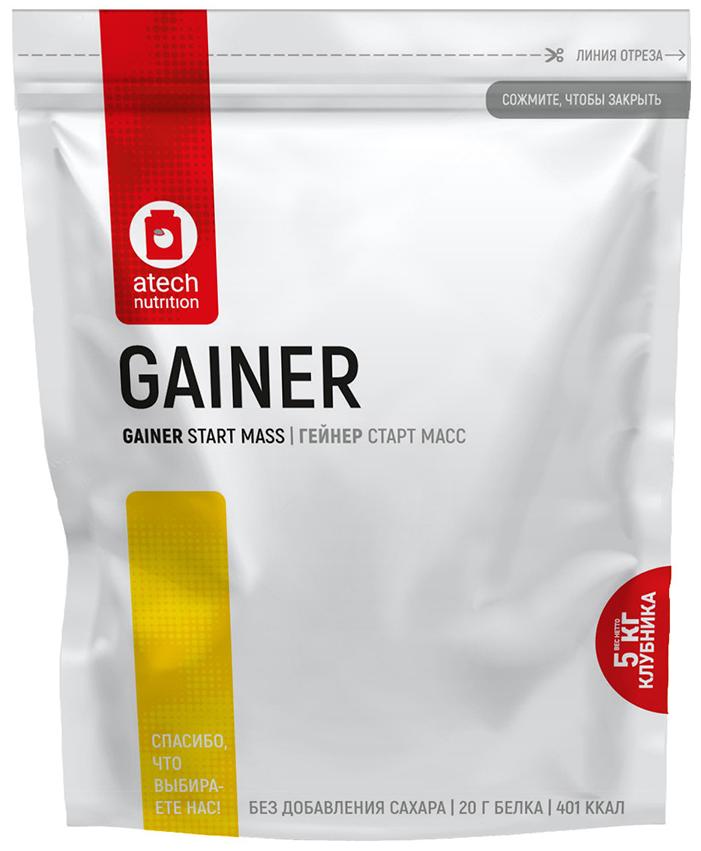 Start Mass Gainer, вкус клубника, 5 кг, aTech Nutrition - фото 1