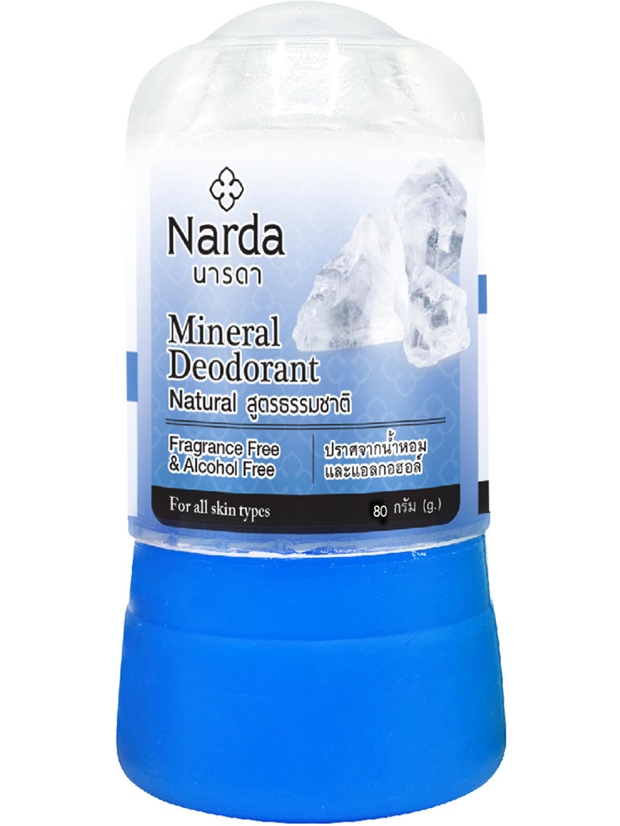 Дезодорант кристаллический натуральный Mineral Deodorant Natural, 80г, Narda