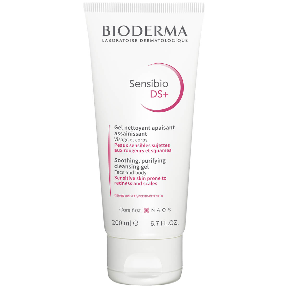 Sensibio DS+ очищающий гель для кожи с покраснениями и шелушениями, 200 мл, Bioderma