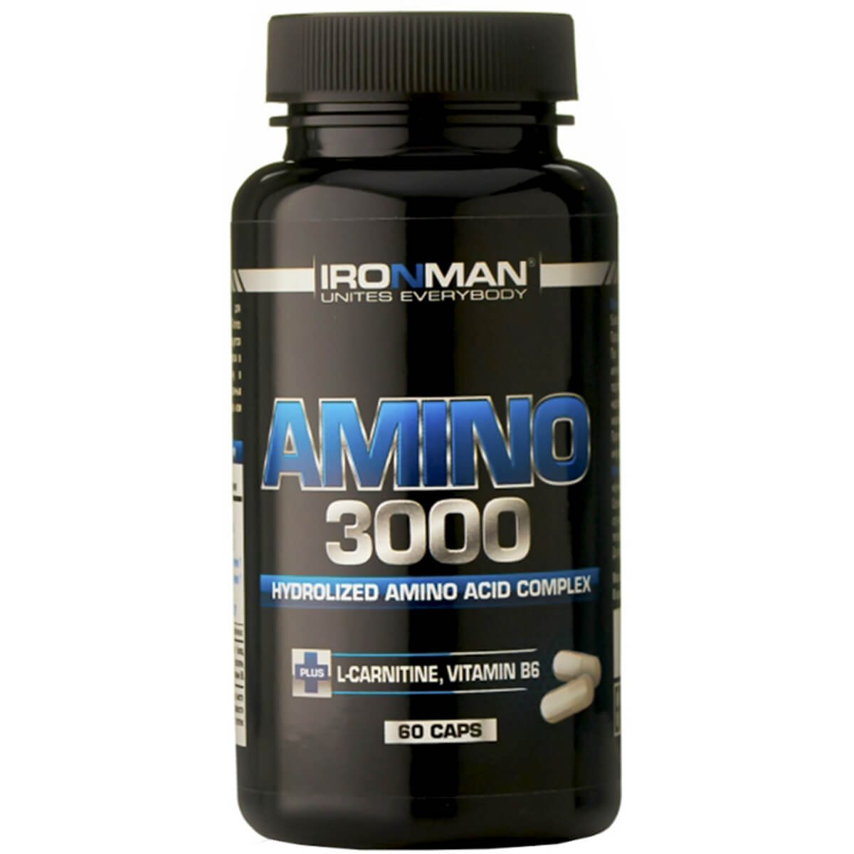 

Аминокислотный комплекс Amino 3000, 60 капсул, IRONMAN