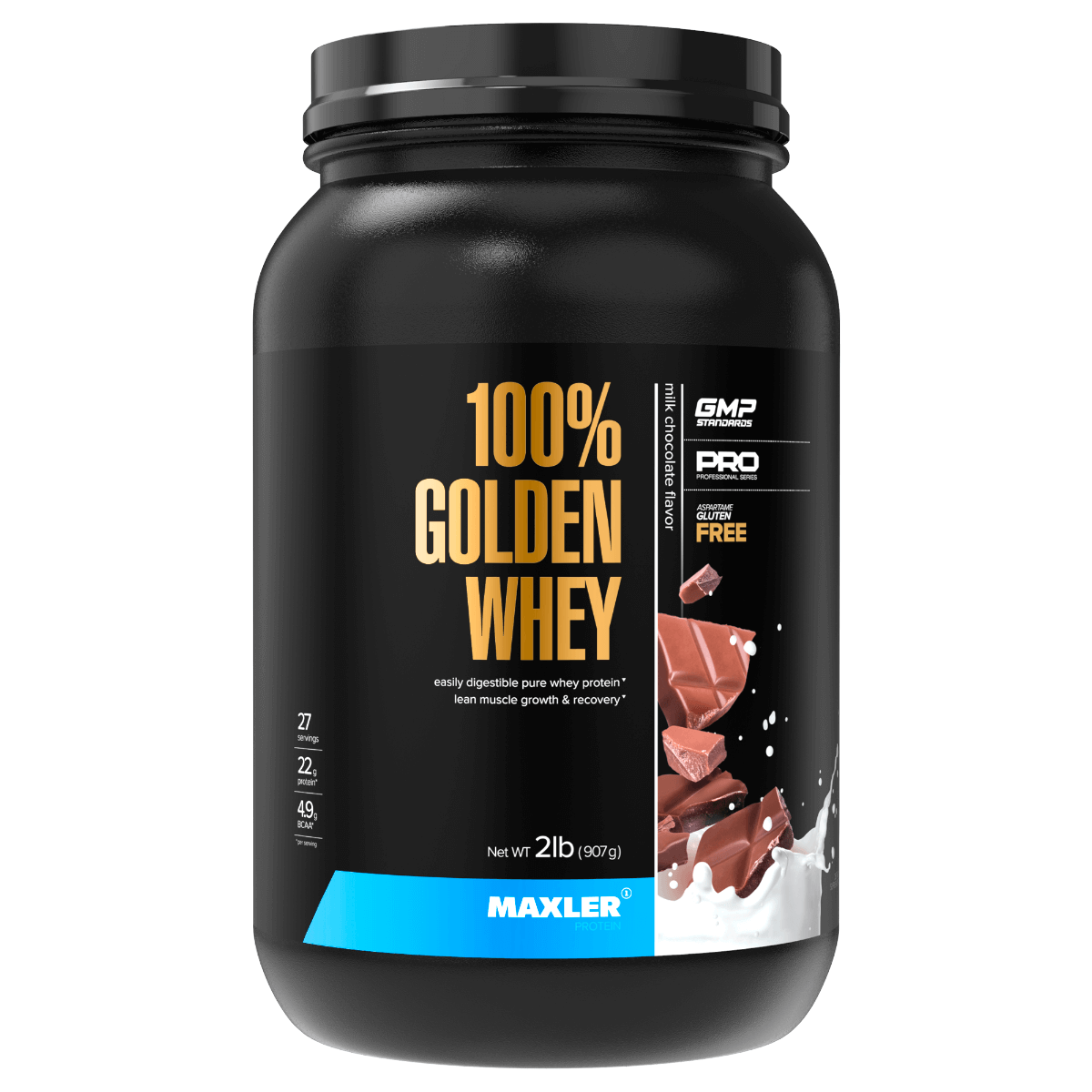 

Протеин многокомпонентный 100% Golden Whey, вкус Молочный шоколад, 907 г, MAXLER