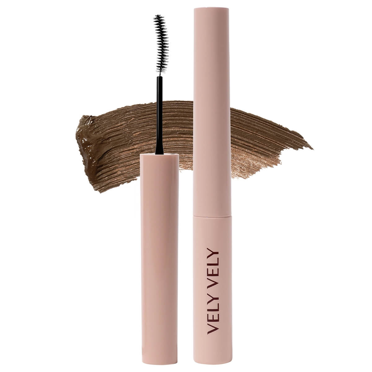 Супертонкая стойкая тушь для ресниц Super Slim Mascara 02 Brown (Коричневый), 3,2 г, Vely Vely