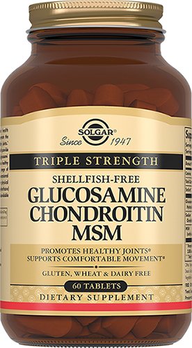 Глюкозамин хондроитин MSM комплекс для суставов, 60 таблеток, Solgar