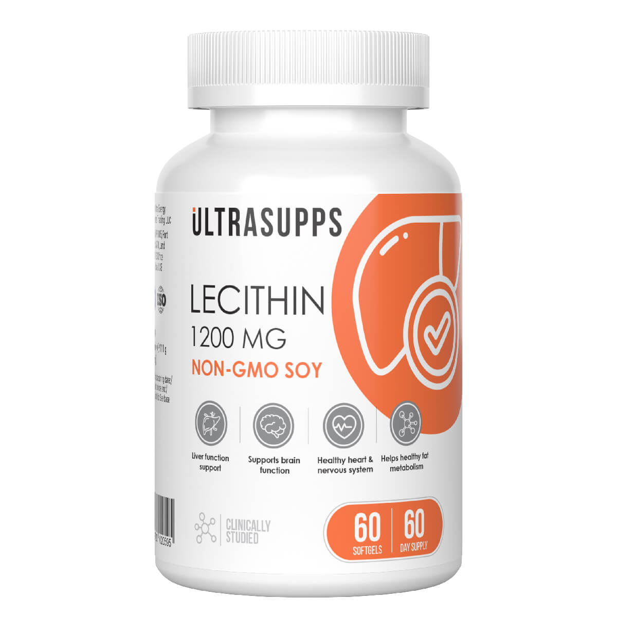 

Лецитин, 60 капсул, Ultrasupps