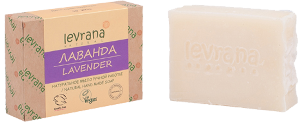 Купить Натуральное мыло ручной работы Лаванда, 100 гр, Levrana