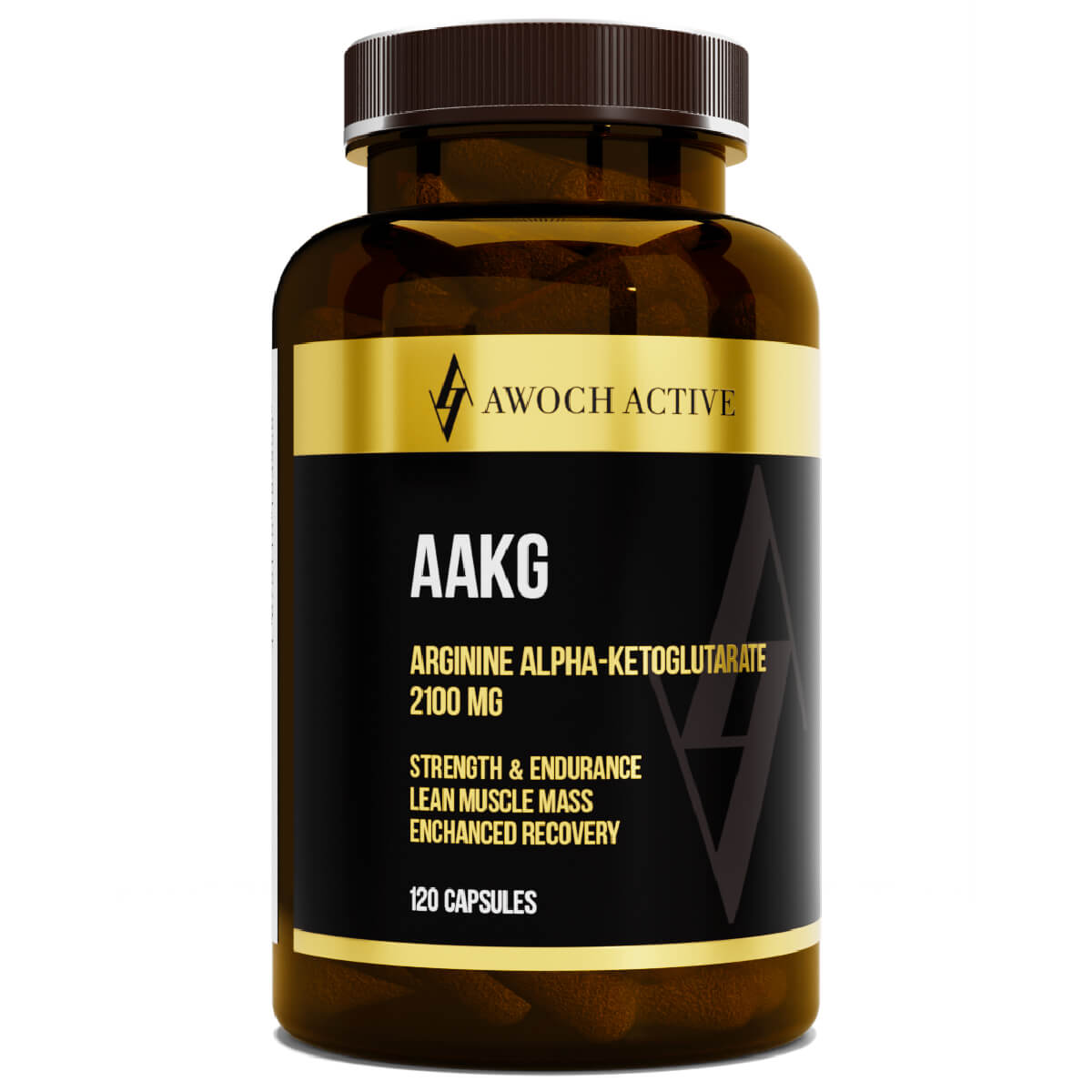 AAKG (Аргинин Альфа-Кетоглутарат), 120 капсул, AWOCHACTIV