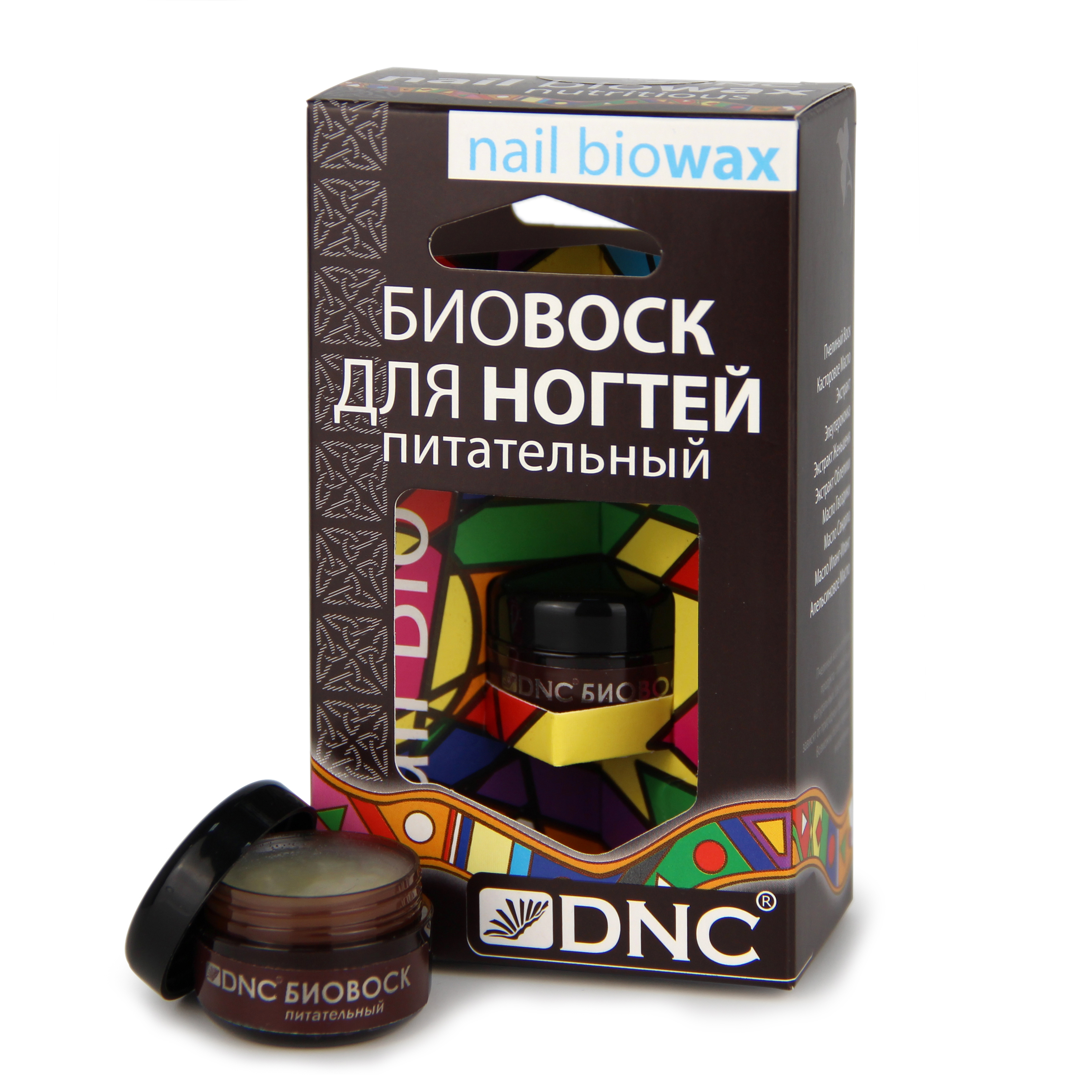 Биовоск для ногтей питательный, 6 мл, DNC