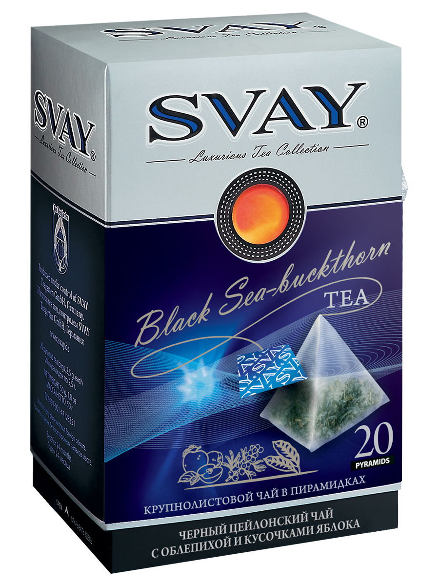 

Чай Black Sea-buckthorn, 20*2,5 г, Svay