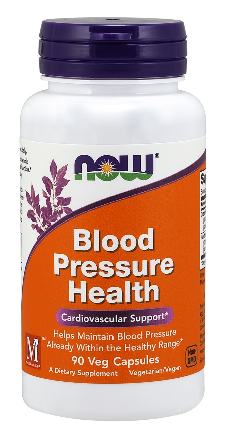 

Blood Pressure Health, 90 капсул, NOW