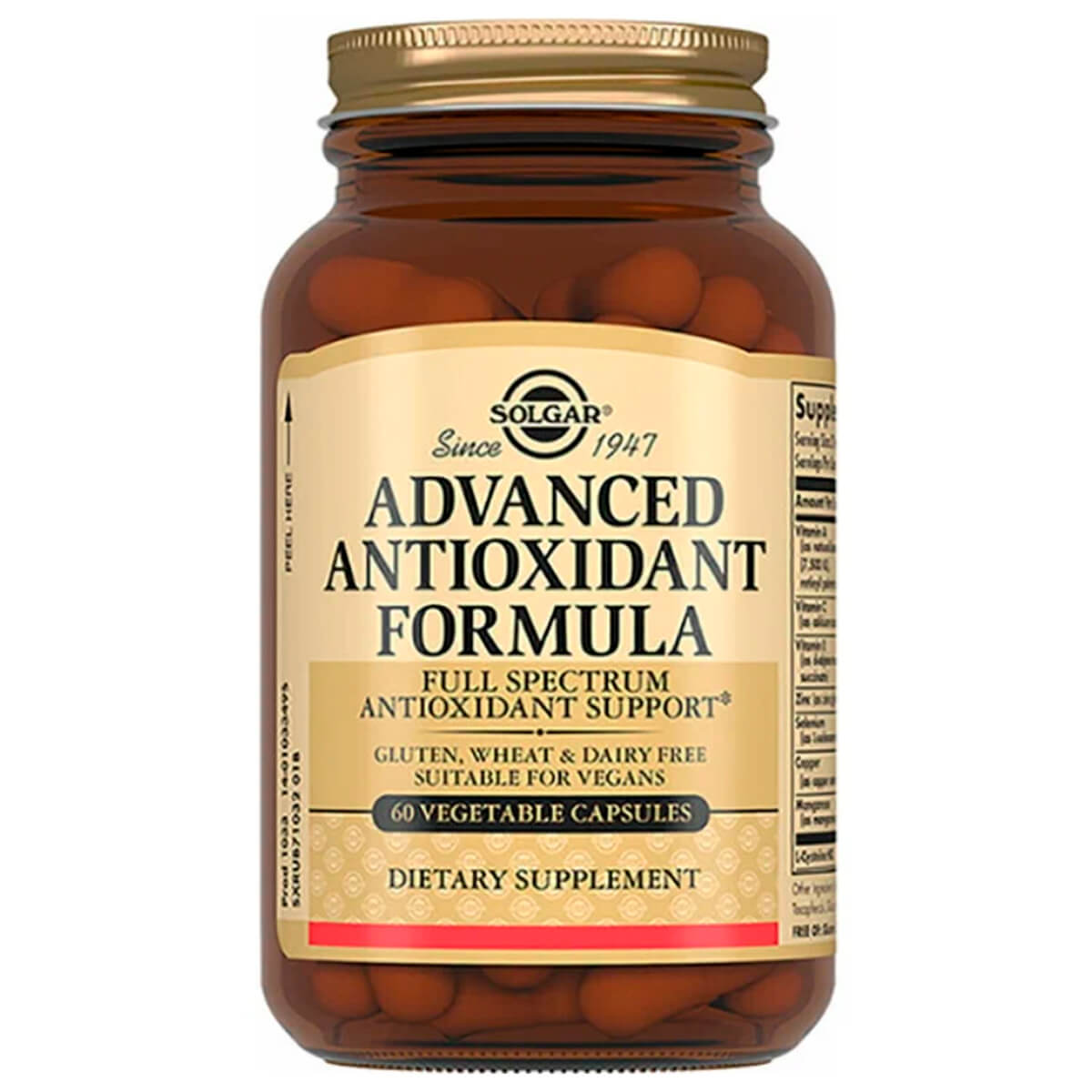 

Антиоксидантная формула, 60 капсул, Solgar