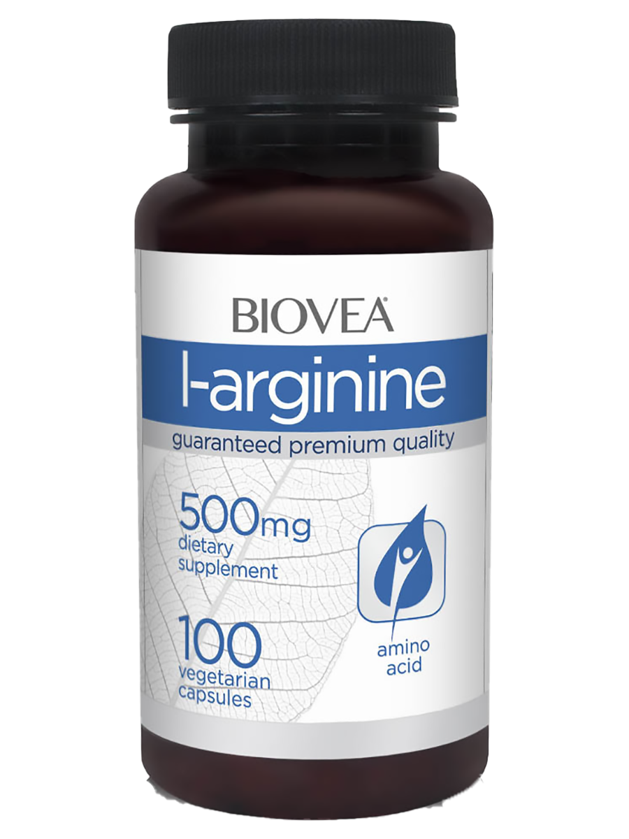 L-Arginine, 100 веган.капсул, Biovea