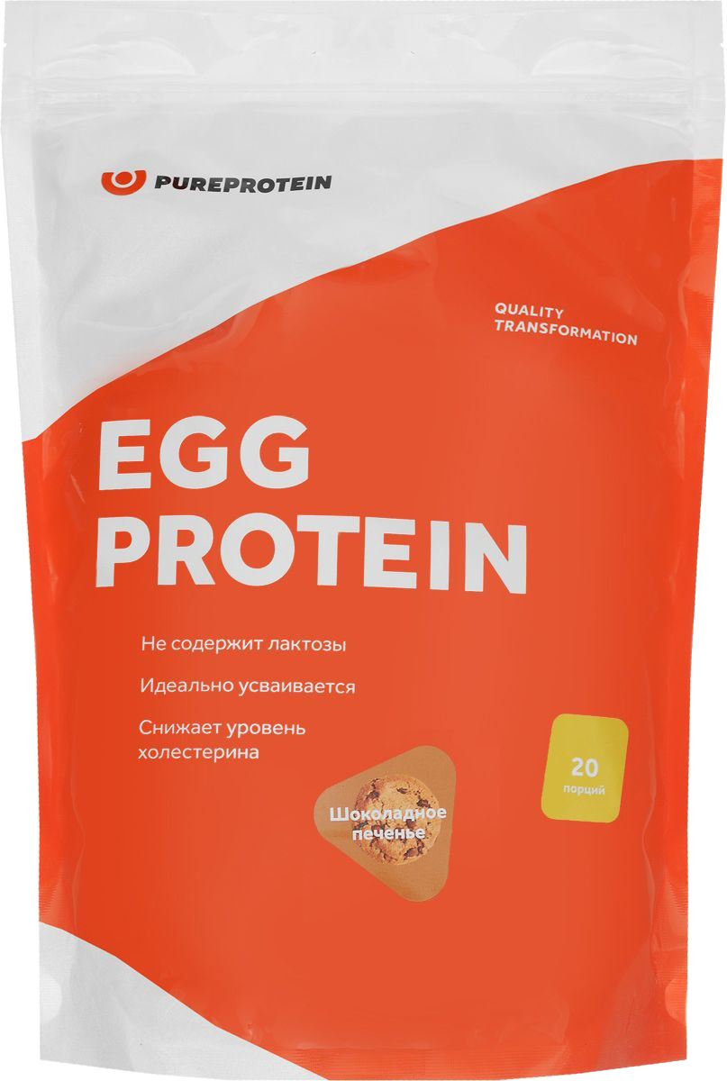 

Яичный протеин, вкус «Шоколадное печенье», 600 гр, Pure Protein
