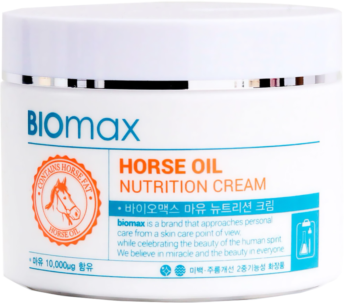 Питательный крем Horse Oil Nutrition Cream с лошадиным маслом,100 мл, Biomax