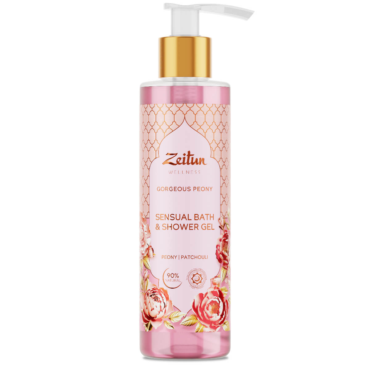 Гель для душа Limited Collection Gorgeous Peony, 250 мл, ZEITUN