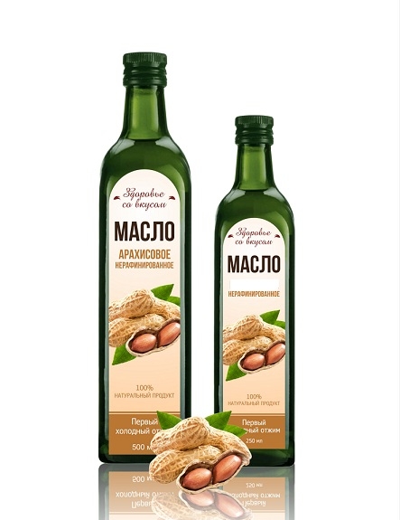 

Масло арахисовое, 500 мл, Здоровье со вкусом