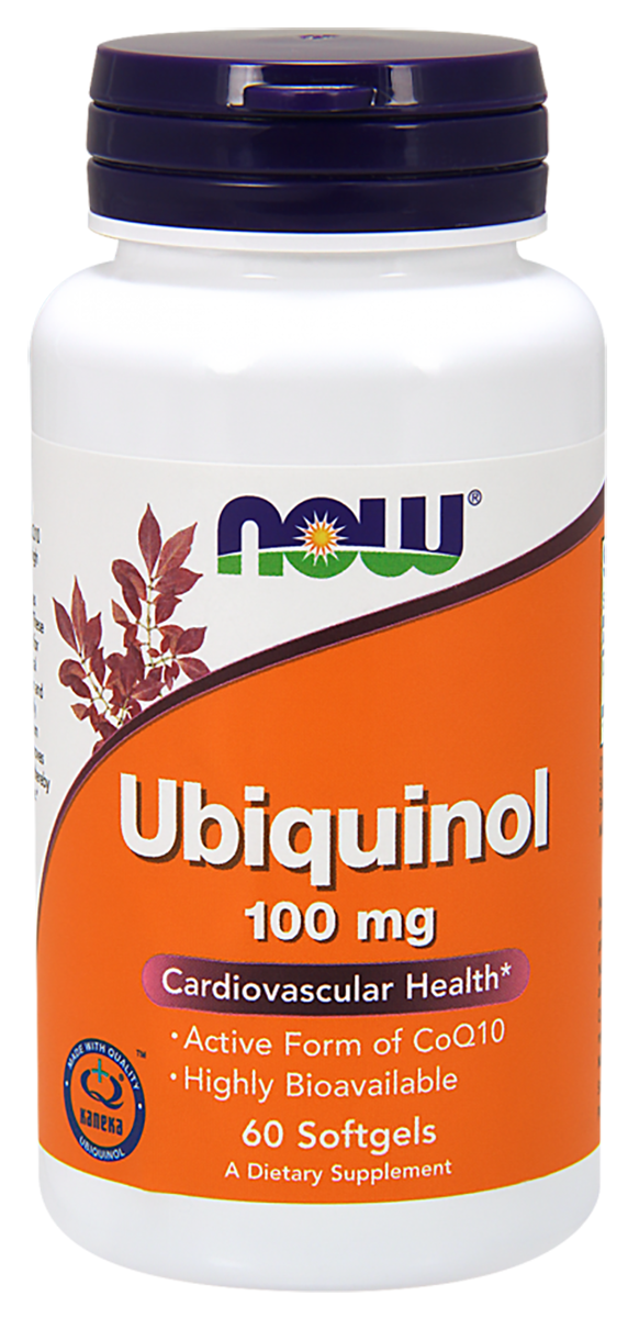 Антивозрастные  Фитомаркет Убихинол, 100 мг, 60 капсул, NOW