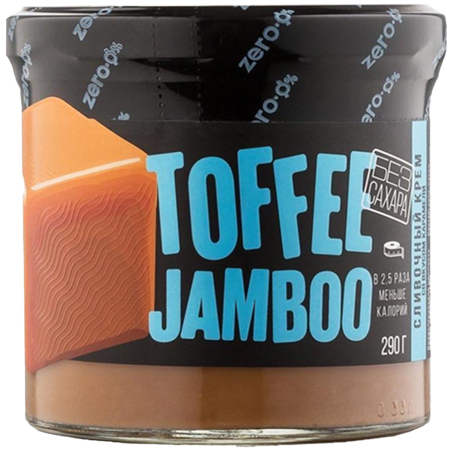 Сливочный крем TOFFEE JAMBOO со вкусом карамели, 290 г, Mr.Djemius ZERO