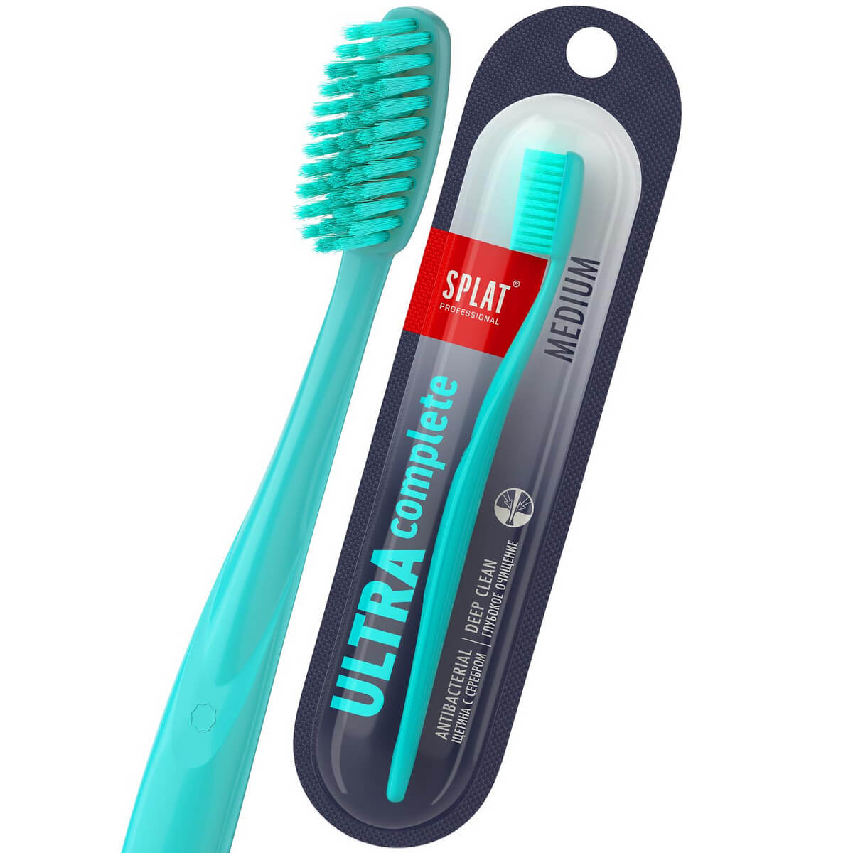 Зубная щетка Ultra Complete, средняя, цвет в ассортименте, SPLAT Professional