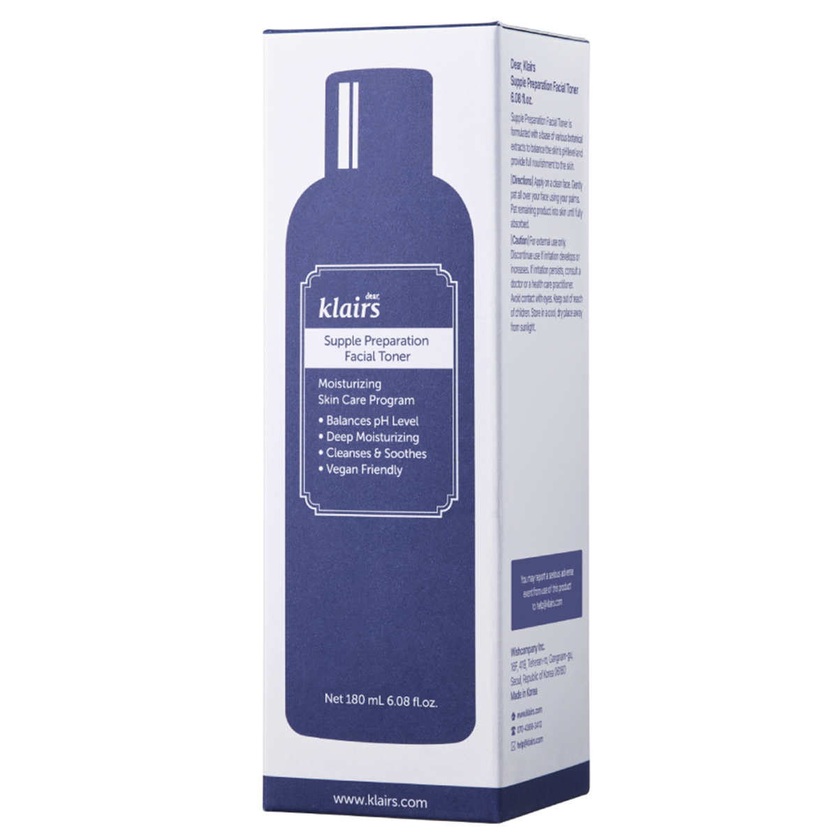 

Supple Preparation Facial Toner Глубоко увлажняющий тонер 180 ml, KLAIRS