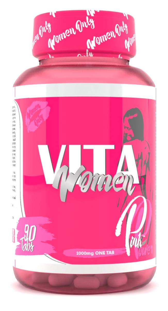 Витаминный комплекс для спорта VITA Women, 90 таблеток, Pink Power