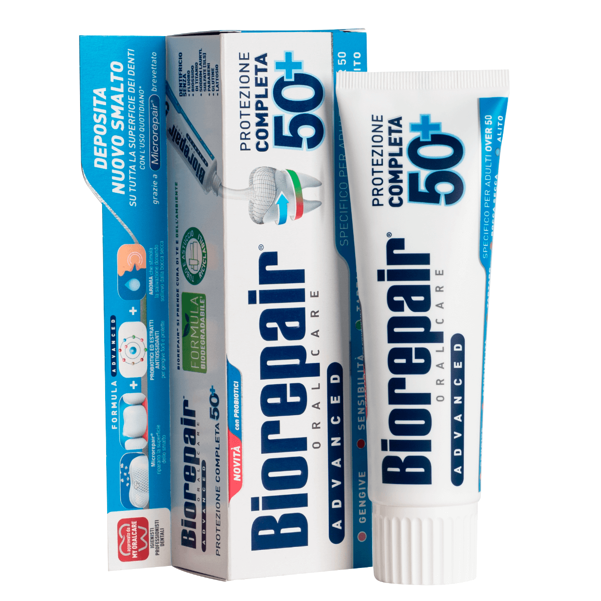 

Зубная паста Максимальная защита после 50 лет, 75 мл, Biorepair