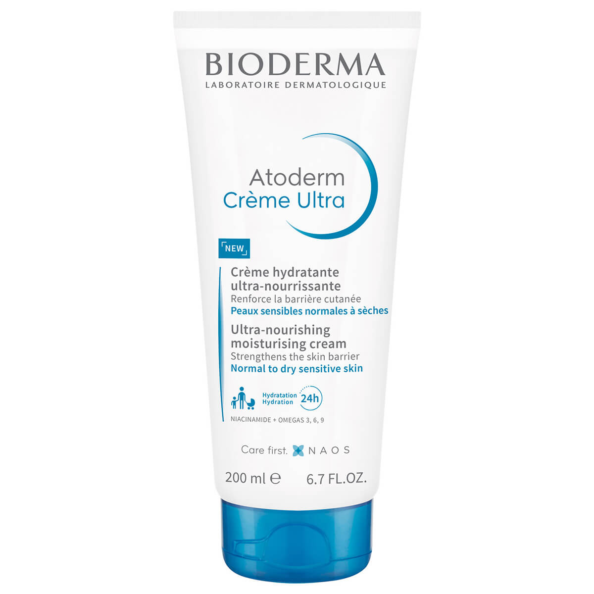 Atoderm Питательный увлажняющий крем для тела и лица, 200 мл, Bioderma