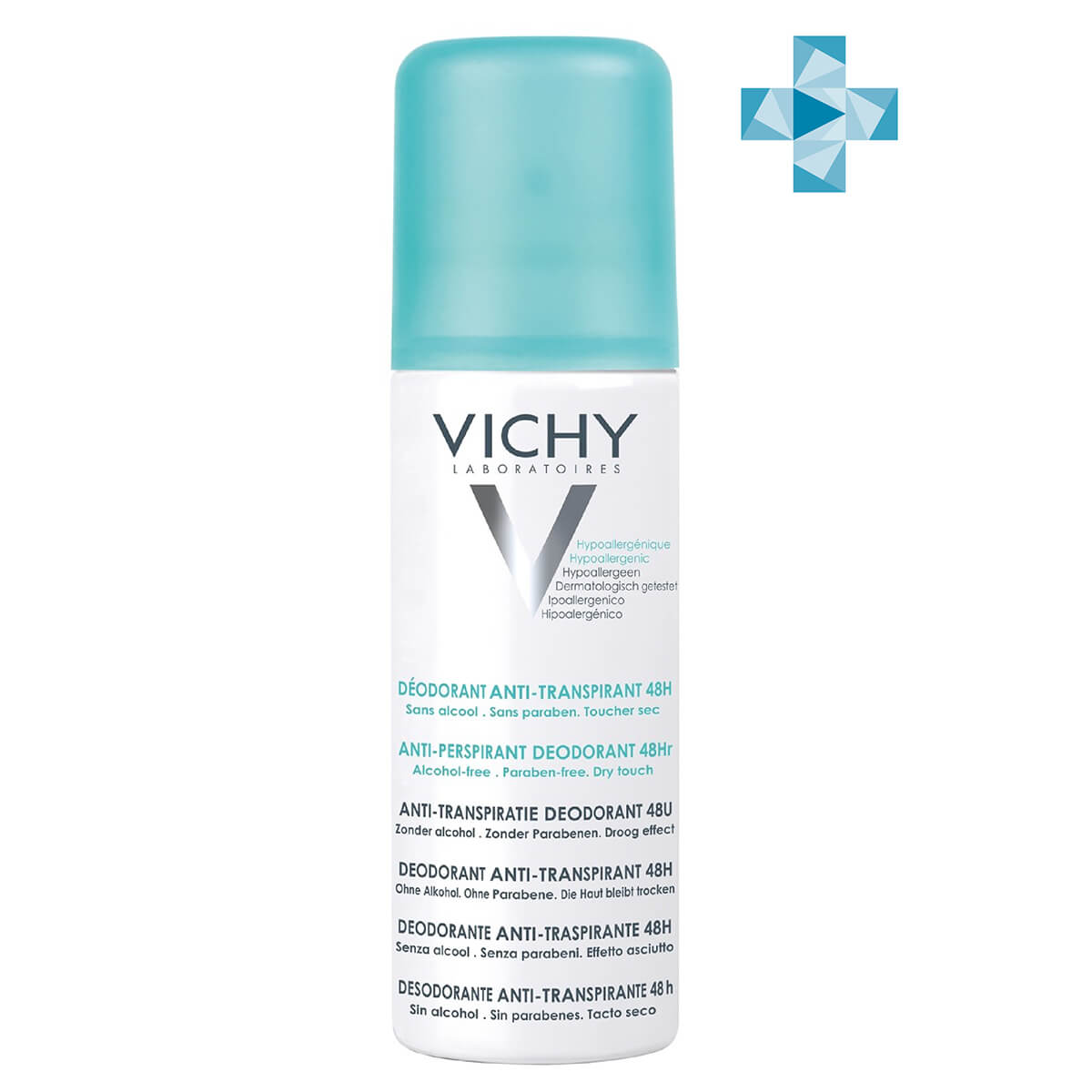 

Дезодорант спрей 48ч Регулирующий избыточное потоотделение, 125 мл, VICHY