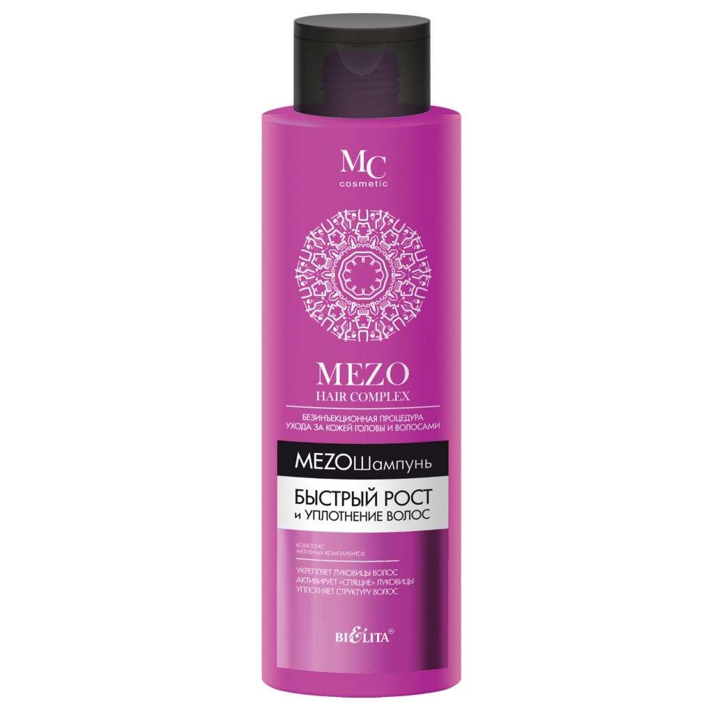 

МезоШампунь Быстрый рост и Уплотнение волос, Mezo Hair, 520 мл, Белита